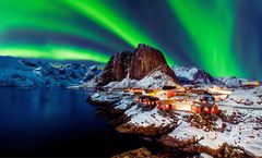 ทัวร์นอร์เวย์ ออสโล ทรอมโซ หมู่เกาะโลโฟเทน หมู่บ้านประมง Artscape Nordland ล่องเรือ RIB Safari จับปู ล่าแสงเหนือ 1 คืน