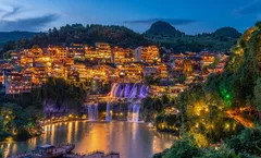 ทัวร์จีน จางเจียเจี้ย ฉางซา เมืองโบราณเฟิ่งหวง ตึกมหัศจรรย์ 72 ชั้น ถนนคนเดินหวงซิงลู่ ล่องเรือแม่น้ำถัวเจียง