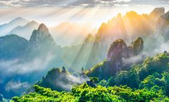 ทัวร์จีน หังโจว อุทยานเขาหวงซาน เขาจิ่วหัวซาน สวนพุทธธรรมต้าเยวี่ยน ป่าทะเลสาบชิงซาน ไม่เข้าร้านรัฐบาล