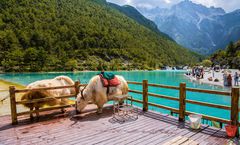 ทัวร์จีน คุนหมิง ต้าหลี่ ลี่เจียง แชงกรีล่า หุบเขาพระจันทร์สีน้ำเงิน ภูเขาหิมะมังกรหยก วัดลามะซงจ้านหลิง