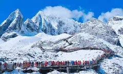 ทัวร์จีน คุนหมิง ต้าหลี่ ภูเขาหิมะมังกรหยก วัดลามะซงจ้านหลิน IMPRESSION LIJIANG นั่งรถไฟความเร็วสูง ไม่เข้าร้านรัฐบาล 