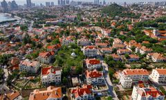 ทัวร์จีน หลินอี๋ รื่อจ้าว ชิงเต่า หมู่บ้านโบราณตงหยี สะพานจ้านเฉียว จัตุรัส 54 ไม่เข้าร้านรัฐบาล