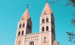 ทัวร์จีน ชิงเต่า เว่ยไห่ เยียนไถ โบสถ์ St. Michael's หมู่บ้านชาวประมงซาจื่อโข่ว จัตุรัส 54 ไม่เข้าร้านรัฐบาล