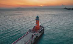 ทัวร์จีน ซัวเถา เกาะหนำออ เฮียงบู้ซัว ศาลเจ้าไต่ฮงกง ศาลเจ้าแม่ทับทิม พิพิธภัณฑ์คนจีนโพ้นทะเล ไม่เข้าร้านรัฐบาล