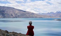 ทัวร์จีน คัชการ์ ซินเจียงใต้ ทาชคอร์กัน ทะเลสาบไป๋ซาหู ป่าดอกอัลมอนด์แห่งซาเช่อ ไม่เข้าร้านรัฐบาล