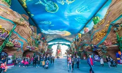 ทัวร์ฮ่องกง จูไห่ Chimelong Ocean Kingdom วัดแชกงหมิว วัดหวังต้าเซียน โรงละครหอยไข่มุก ย่านจิมซาจุ่ย