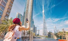 ทัวร์ดูไบ ปีใหม่ ตึก BURJ KHALIFA นั่งรถ 4x4 ตะลุยทะเลทราย ตึกเดอะปาล์มทาวเวอร์ชั้น 52 ดูไบเฟรม