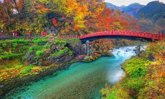 ทัวร์ญี่ปุ่น นิกโก้ โตเกียว ชมใบไม้เปลี่ยนสี สะพานชินเกียว สะพานแขวนคินุทาเทอิวะ โอสึริบาชิ วัดนิกโกซังรินโนะจิ