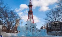 ทัวร์ญี่ปุ่น ฮอกไกโด เทศกาล SAPPORO SNOW FESTIVAL เทศกาลน้ำแข็งชิโคสึ กิจกรรมตกปลาน้ำแข็ง กิจกรรมลานสกี