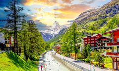 ทัวร์สวิส อิตาลี เซอร์แมท มหาวิหารแห่งเมืองมิลาน ปราสาทสต็อกอัลเปอร์ แช่น้ำแร่กลางเทือกเขาแอลป์