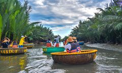 ทัวร์เวียดนาม ดานัง ฮอยอัน บานาฮิลล์ ล่องเรือกระด้ง เมืองโบราณฮอยอัน วัดหลินอึ๋ง สะพานมังกร