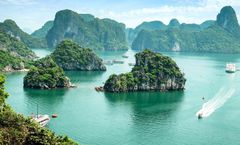 ทัวร์เวียดนาม ฮานอย ตามด๋าว ฮาลอง นั่ง Queen Cable Car สวนสนุก Sun World Halong Park ล่องเรือชมอ่าวฮาลองเบย์