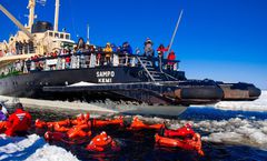 ทัวร์ฟินแลนด์ เฮลซิงกิ เคมิ ล่องเรือตัดน้ำแข็งแซมโป หมู่บ้านซานตาคลอส มหาวิหารอุสเปนสกี้ มหาวิหารเฮลซิงกิ
