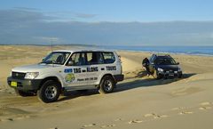 ทัวร์ออสเตรเลีย ซิดนีย์ พอร์ตสตีเฟ่น บอนไดบีช SYSNEY Tower Eye หุบเขาสีน้ำเงิน KOALA PARK นั่งรถ4WDตะลุยเนินทราย 
