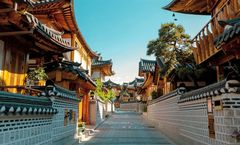 ทัวร์เกาหลี โซล ชมใบไม้เปลี่ยนสีหุบเขาศิลปะโพชอน หมู่บ้านโบราณเกาหลีอึนพยอง สวนสนุก LOTTE WORLD
