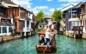 ทัวร์จีน เซี่ยงไฮ้ อู๋ซี เมืองโบราณจูเจียเจี่ยว พระใหญ่หลิงซานต้าฝ๋อ วัดพระหยก วูคังบิ้วดิ้ง