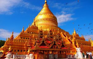 ทัวร์พม่า ย่างกุ้ง มหาเจดีย์ชเวดากอง ขอพรเทพทันใจหงสา พระธาตุอินทร์แขวน ช่วงสงกรานต์